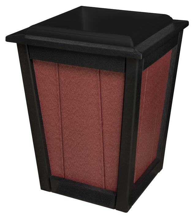 20" 1 Box w/Black Insert - Base Color: Black | Accent Color: Cherrywood