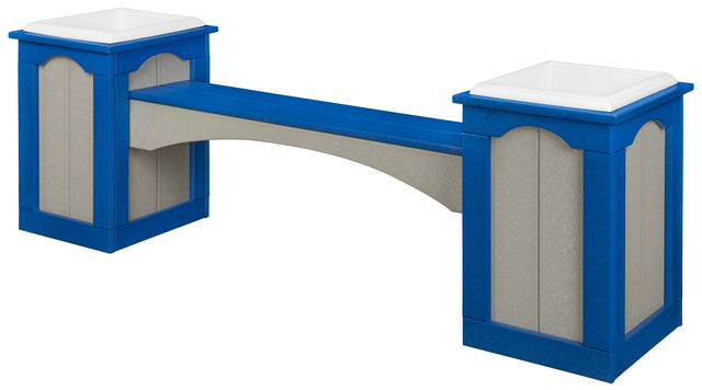White Insert - Base Color: Blue | Accent Color: Light Gray