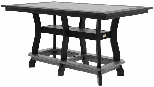 Counter Height - Base Color: Black | Accent Color: Dark Gray