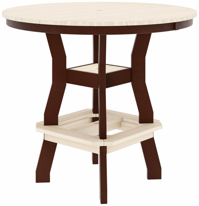 Bar Height - Base Color: Tudor Brown | Accent Color: Seashell