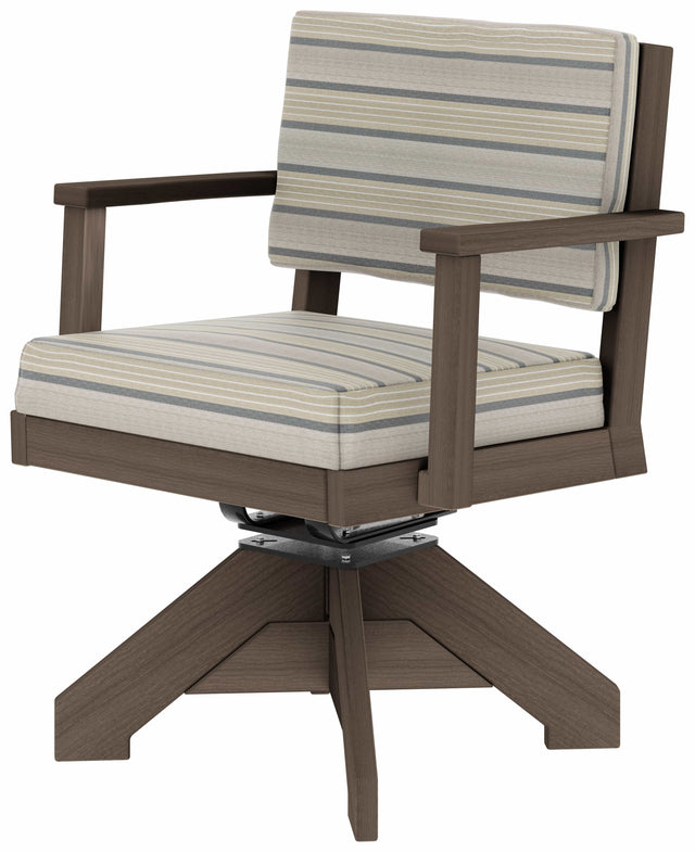 Dining Height - Base Color: Coastal Gray | Fabric Color: Cove Pebble