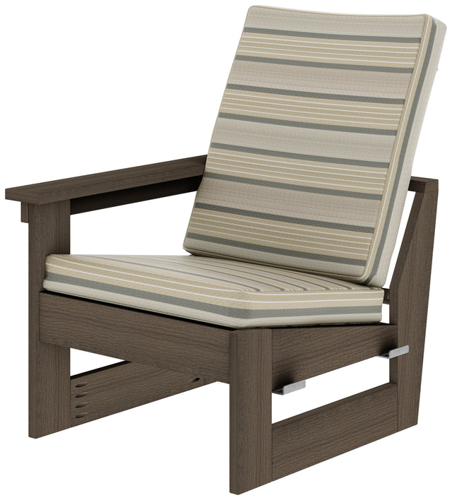 Left End - Base Color: Coastal Gray | Fabric Color: Cove Pebble