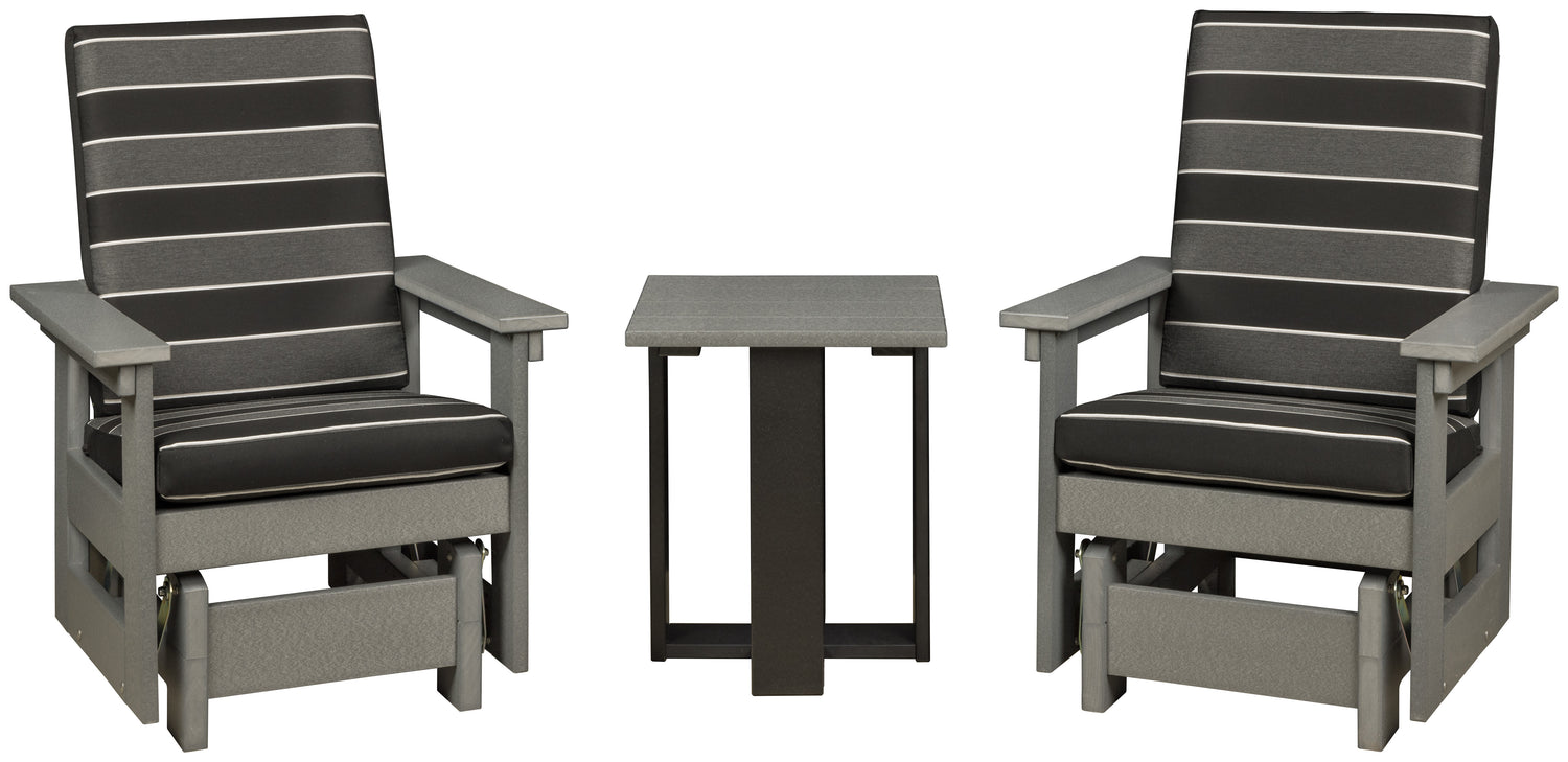 Base Color: Light Gray| Fabric Color: Peyton Granite