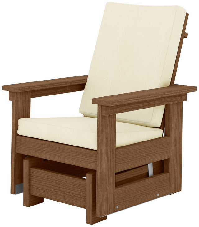 Base Color: Antique Mahogany | Fabric Color: Canvas Birds Eye