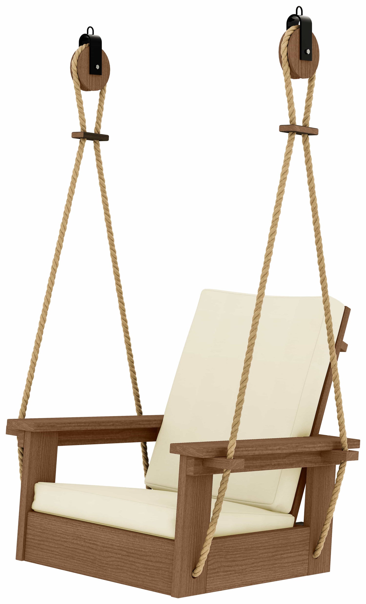Base Color: Antique Mahogany | Fabric Color: Canvas Birds Eye