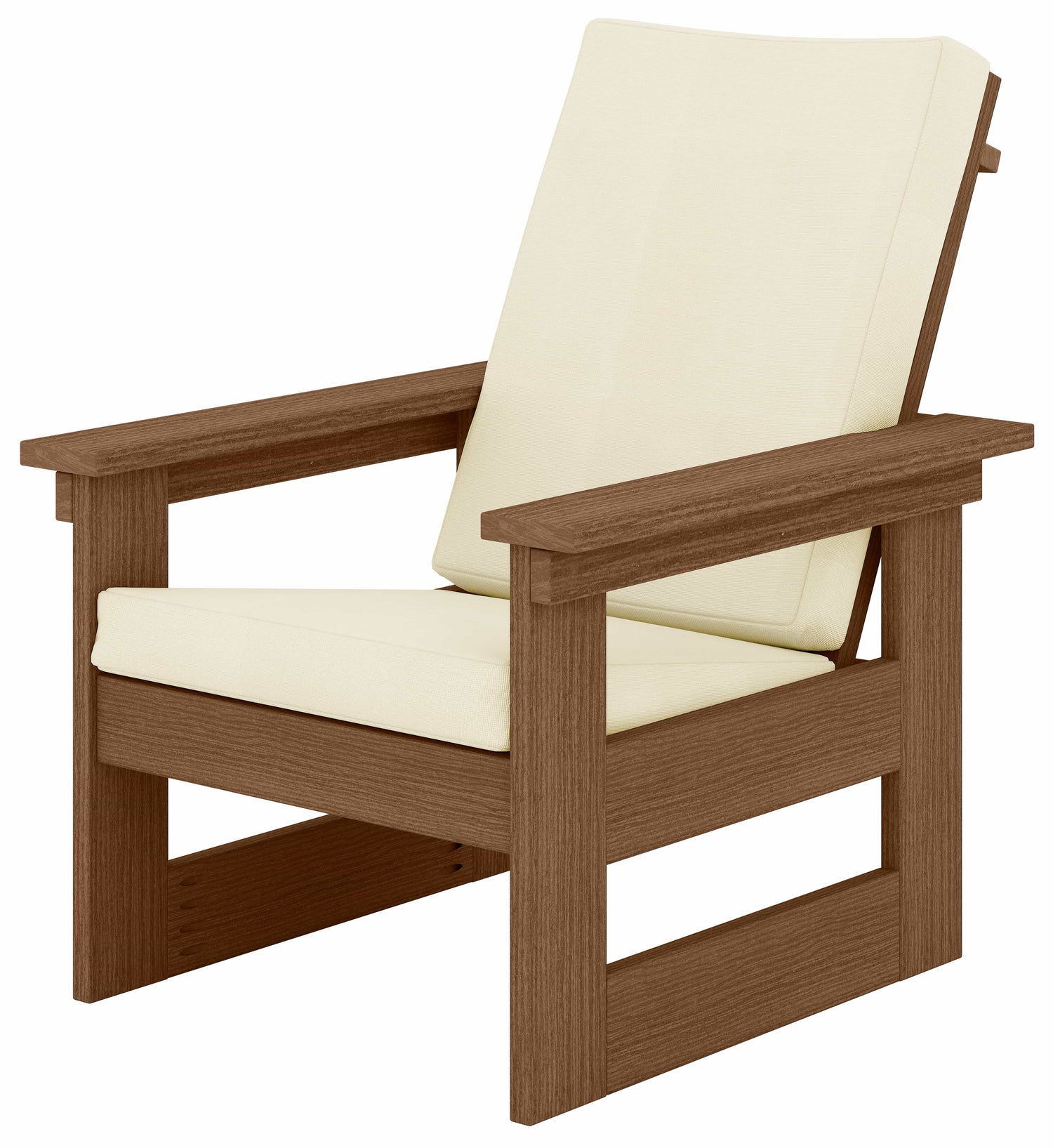 Base Color: Antique Mahogany | Fabric Color: Canvas Birds Eye