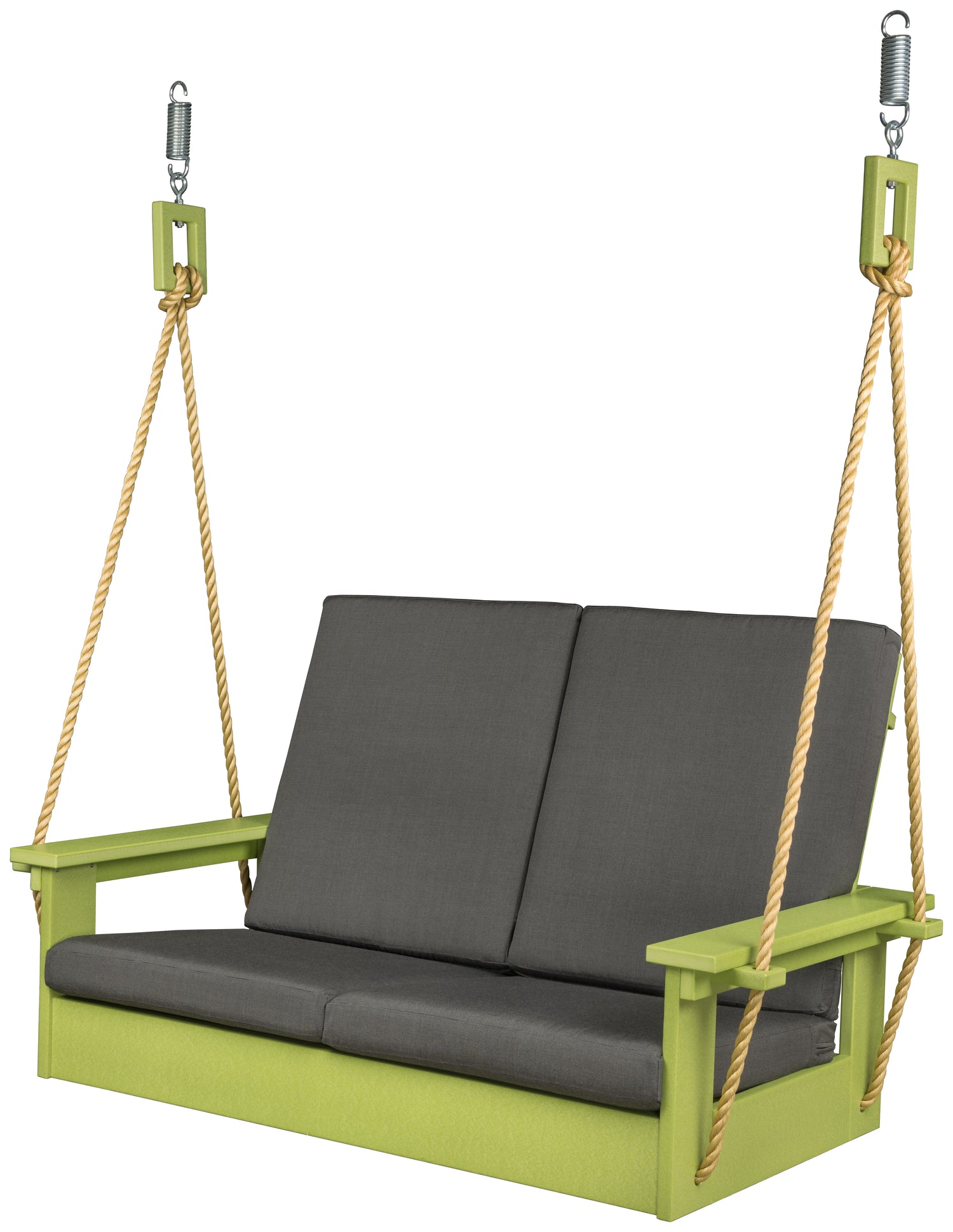 Base Color: Lime Green | Fabric Color: Canvas Coal