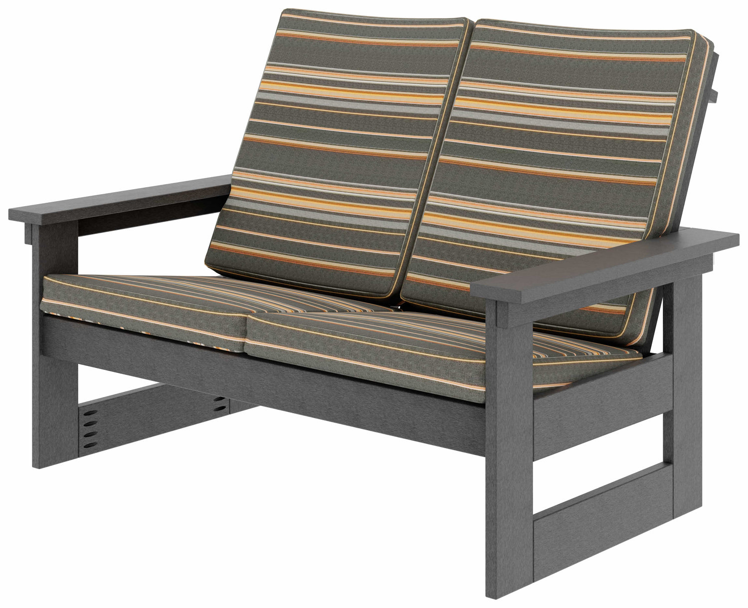 Base Color: Dark Gray | Fabric Color: Stanton Greystone