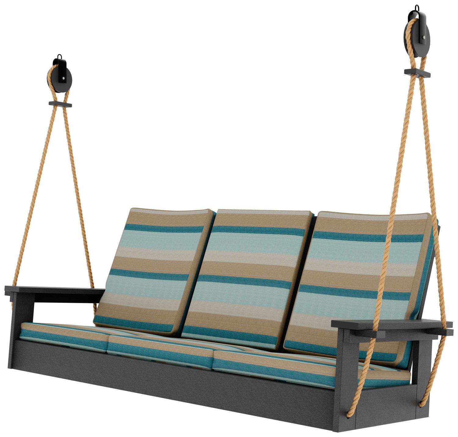 Base Color: Dark Gray | Fabric Color: Gateway Mist