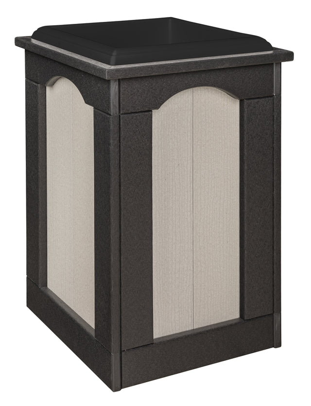 Black Insert - Base Color: Black | Accent Color: Light Gray