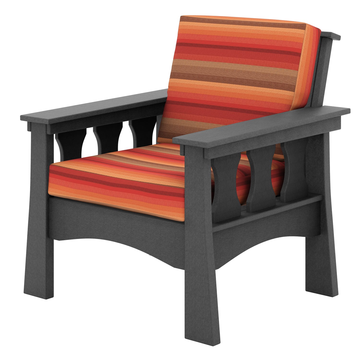 Base Color: Dark Gray | Fabric Color: Astoria Sunset