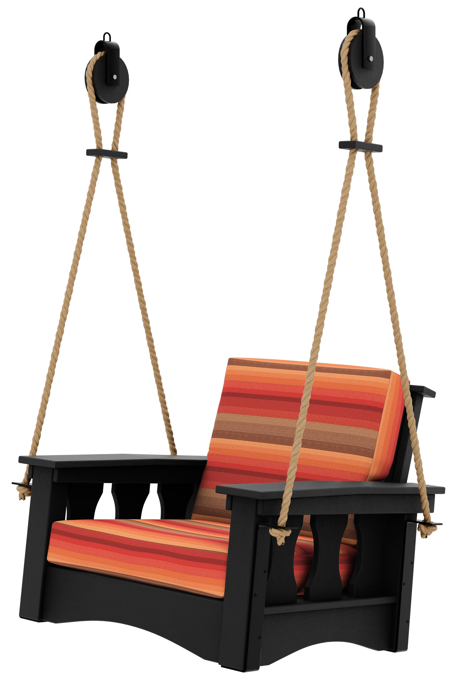 Base Color: Black | Fabric Color: Astoria Sunset