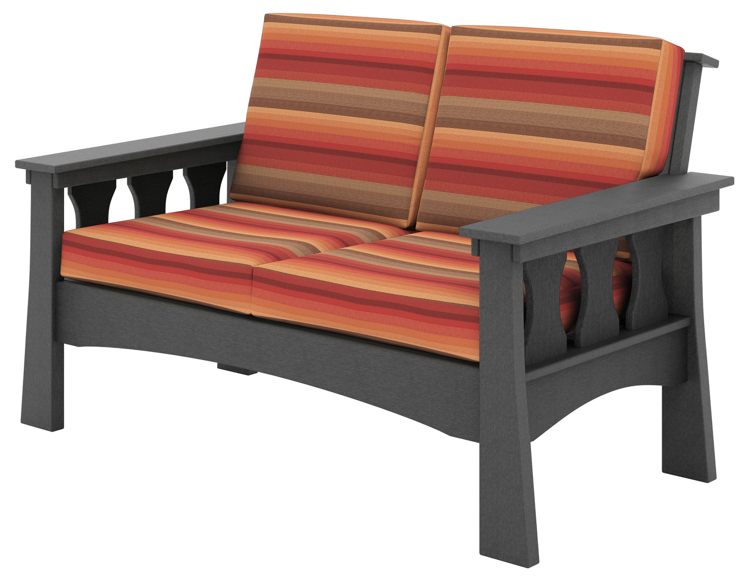 Base Color: Dark Gray | Fabric Color: Astoria Sunset