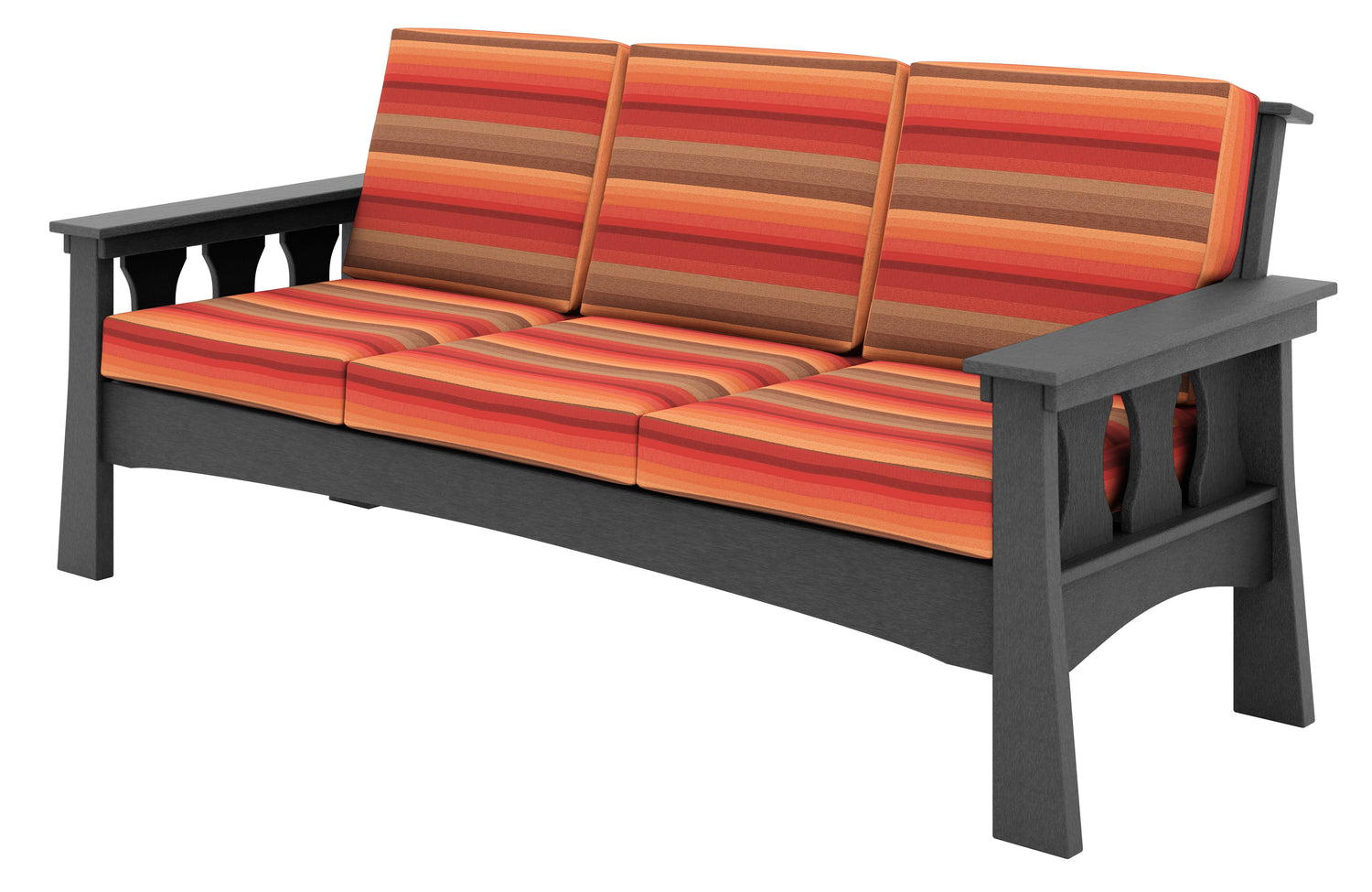 Base Color: Dark Gray | Fabric Color: Astoria Sunset
