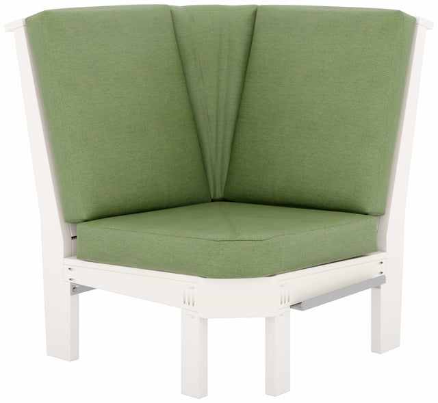 Base Color: White | Fabric Color: Canvas Fern