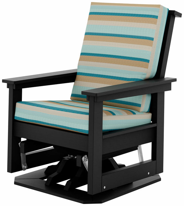 Base Color: Black | Fabric Color: Gateway Mist