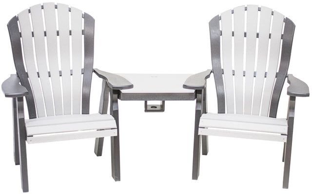 Regular Height - Base Color: Dark Gray | Accent Color: White